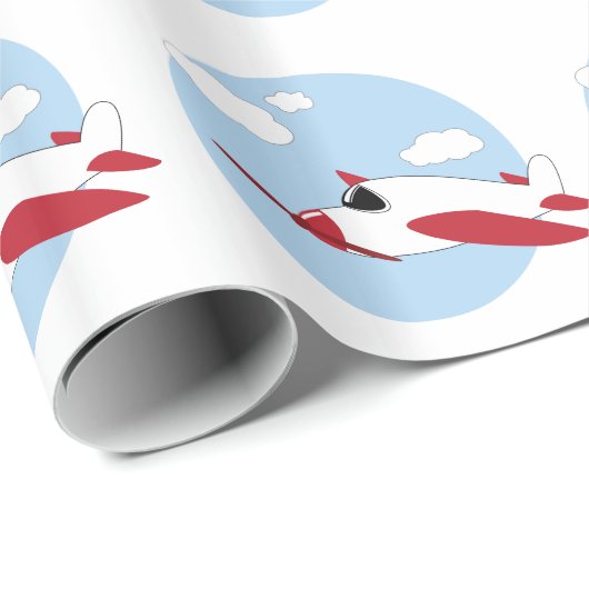 Vliegvliegtuig Cadeaupapier (Rol Hoek)