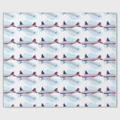 Vliegvliegtuig Cadeaupapier (Vlak)