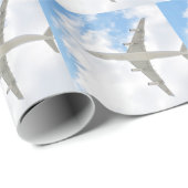 Vliegvliegtuig Cadeaupapier (Rol Hoek)