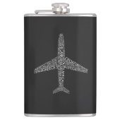 Vliegvliegtuig Heupfles (Voorkant)