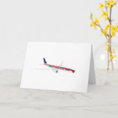 Vliegvliegtuig Kaart (Gele Bloem)