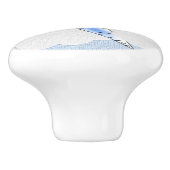 Vliegvliegtuig Keramische Knop (Zijkant)