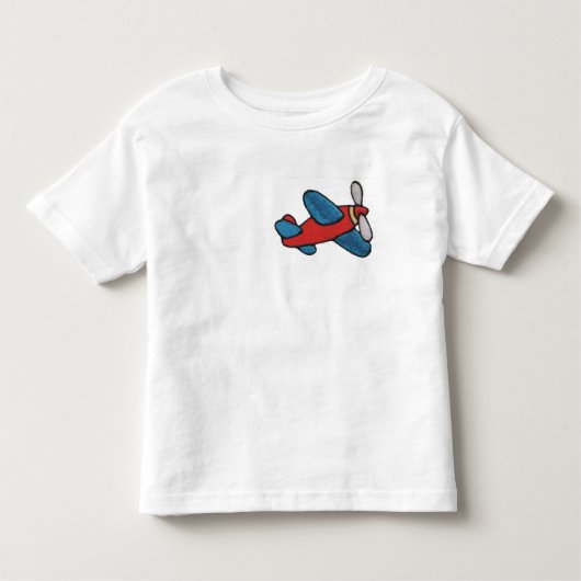 Vliegvliegtuig Kinder Shirts (Voorkant)