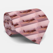 Vliegvliegtuig met supermarine Spitfire Stropdas (Opgerold)