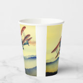 Vliegvliegtuig Papieren Bekers (Links)