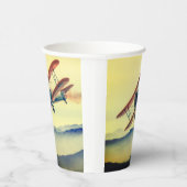 Vliegvliegtuig Papieren Bekers (Rechts)