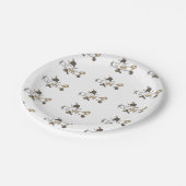 Vliegvliegtuig Papieren Bordje (Gekanteld)