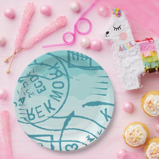 Vliegvliegtuig Papieren Bordje (Feest)