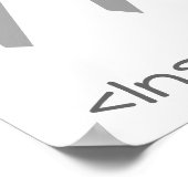 Vliegvliegtuig Poster (Hoek)