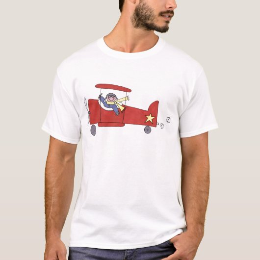 Vliegvliegtuig T-shirt (Voorkant)