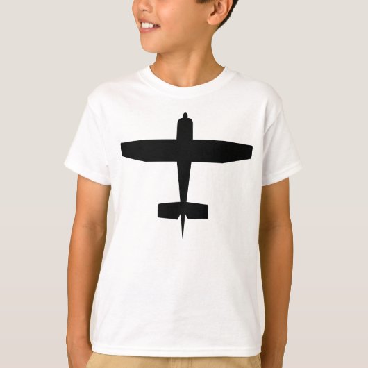 Vliegvliegtuig T-shirt (Voorkant)