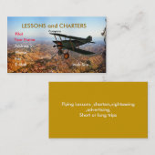 Vliegvliegtuig Visitekaartje (Voorkant / Achterkant)