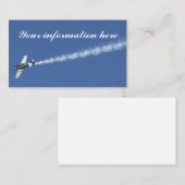 Vliegvliegtuig Visitekaartje (Voorkant / Achterkant)