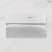 Vliegvliegtuig Visitekaartje (Achterkant)