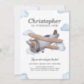  vliegvliegtuig vliegende vliegdag kaart (Voorkant)