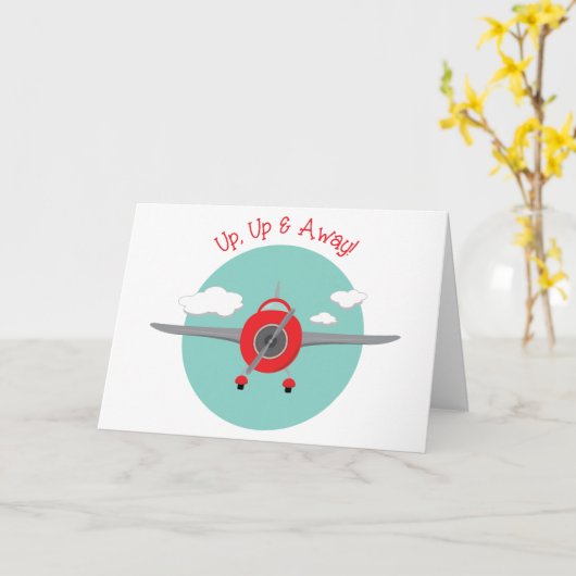 Vliegvliegtuig weg kaart (Gele Bloem)