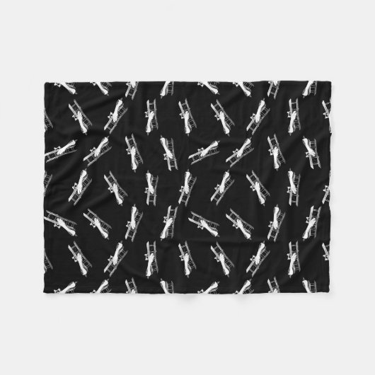  vliegvliegtuigen fleece deken (Voorkant (Horizontaal))