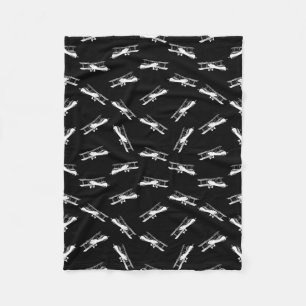 vliegvliegtuigen fleece deken