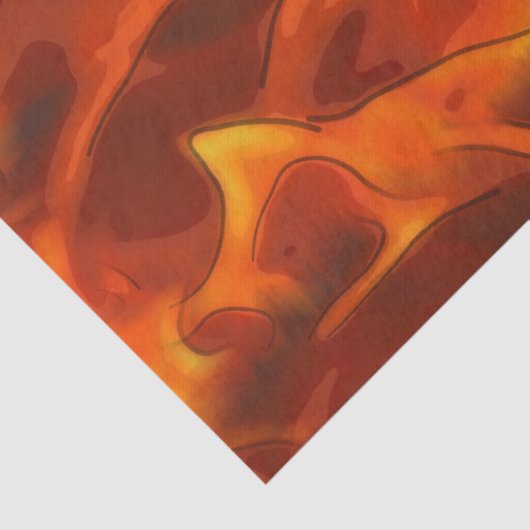 Vliegvlucht 2 Native American Tissuepapier (Detail)