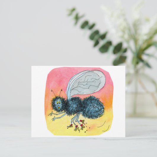 Vliegvlucht Briefkaart (Staand voorkant)