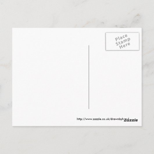 Vliegvlucht Briefkaart (Achterkant)