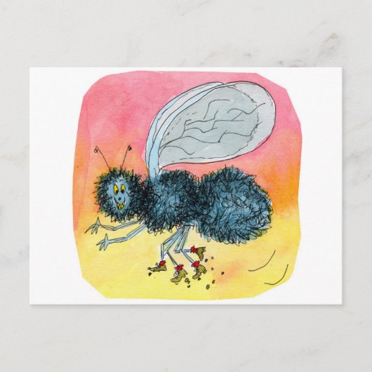 Vliegvlucht Briefkaart (Voorkant)