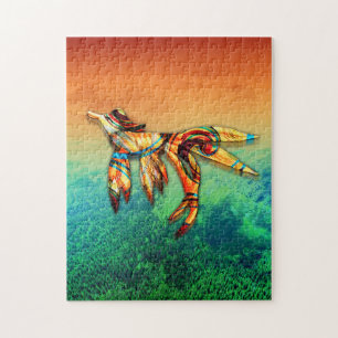 Vliegvlucht Legpuzzel