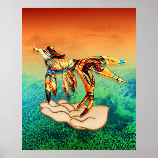 Vliegvlucht Poster (Voorkant)