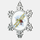  vliegvlucht tin sneeuwvlok ornament (Rechts)