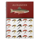 Vliegvluchten Rustic Salmon Notitieboek (Voorkant)