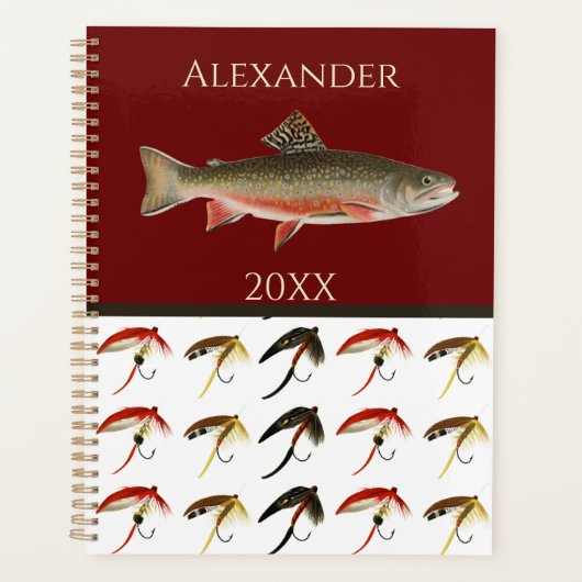 Vliegvluchten Rustic Salmon Notitieboek (Voorkant)