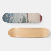 Vliegvogels aan de kust van Shiba Ukiyo-e Persoonlijk Skateboard (Horizontaal)