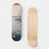 Vliegvogels aan de kust van Shiba Ukiyo-e Persoonlijk Skateboard (Voorkant)