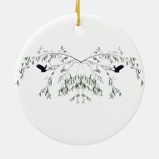 Vliegvogels Keramisch Ornament (Achterkant)