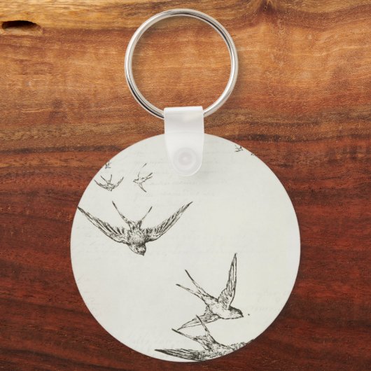 vliegvogels sleutelhanger (Voorkant)