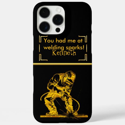 Vliegvonken in Golden Precision Case-Mate iPhone Case (Achterkant)