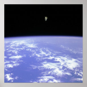 Vliegvrij in de ruimte poster