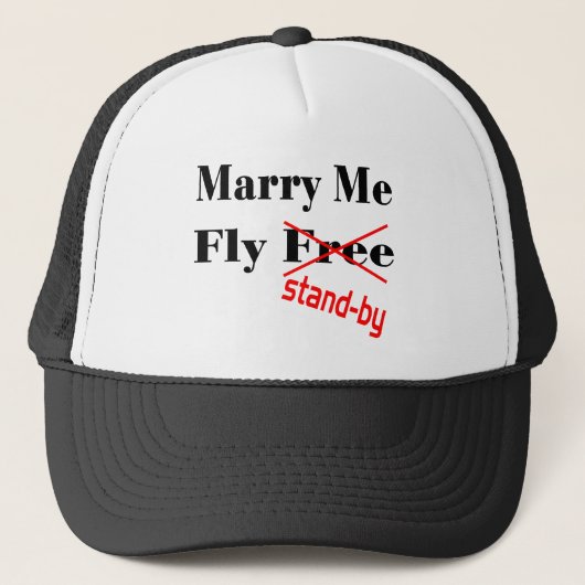 vliegvrij trucker pet (Voorkant)