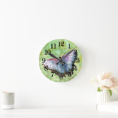 Vliegvrije mediumwandklok ronde klok (Huis)