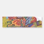 "Vliegvrijheid" Abstract Bumpersticker (Voorkant)