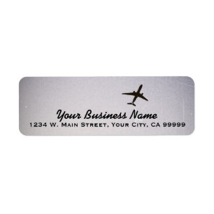 Vliegweg Jet-vlak vliegtuig met hoge hoogte Etiket