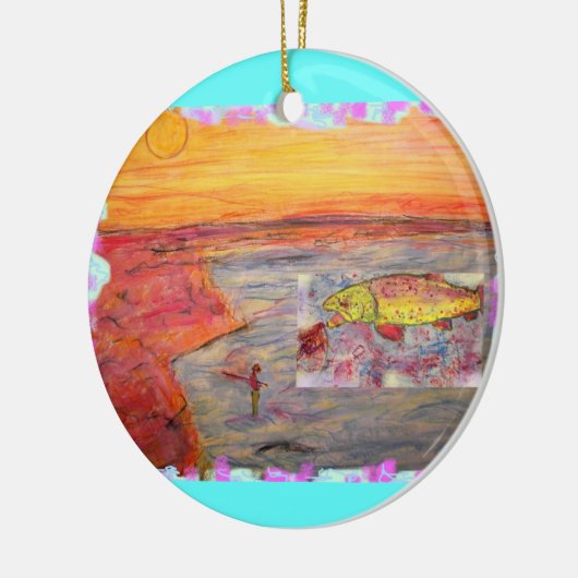 vliegzonnescherm keramisch ornament (Links)