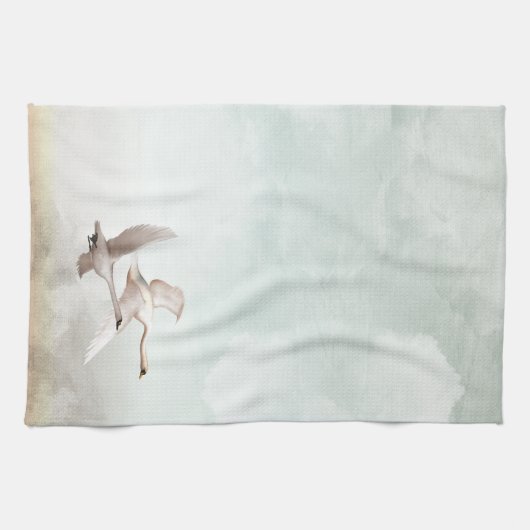 Vliegzwanen Theedoek (Horizontaal)
