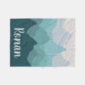 Vliekzak voor gepersonaliseerde bergbeug fleece deken (Voorkant (Horizontaal))