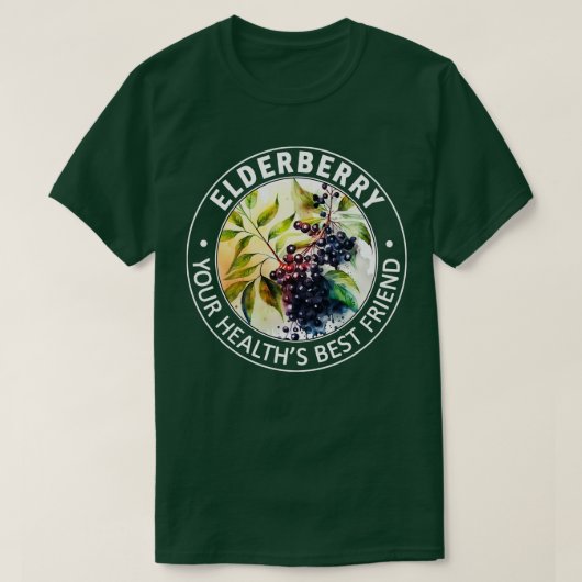 Vlierbes Uw Gezondheid Beste Vriend T-shirt (Design voorkant)