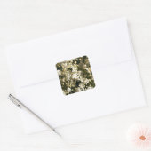 Vlierbessenbloemen (Sambucus nigra) Vierkante Sticker (Envelop)