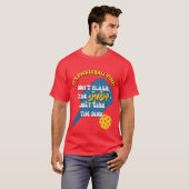 VLIES NIET DE KLEINE SINK DE DINK Pickleball T-shirt (Voorkant volledig)