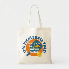VLIES NIET DE KLEINE SINK DE DINK Pickleball Tote Bag