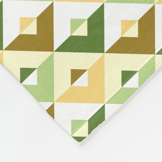Vliesdeken met Aangepaste Kleur Moderne Driehoek Fleece Deken (Hoek)
