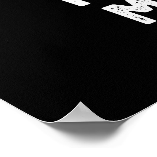 Vlik het tot je het grappig maakt, gebak, donker B Poster (Hoek)